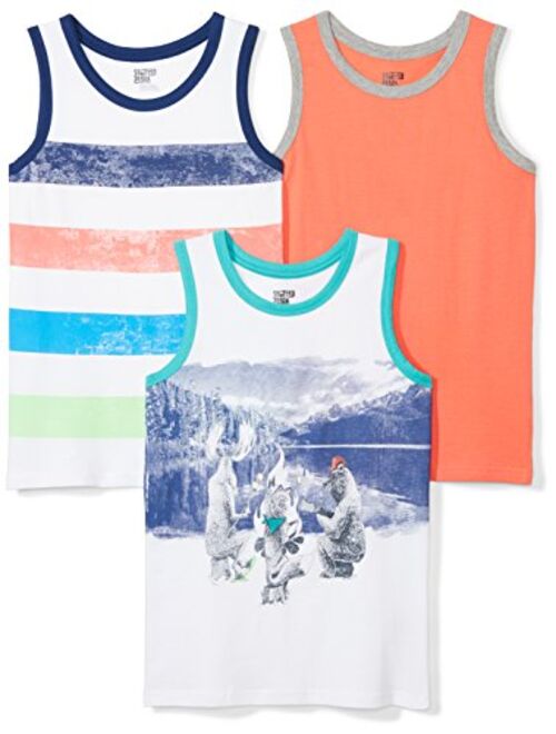 Amazon Brand - Spotted Zebra Boys' Sleeveless Tank Tops