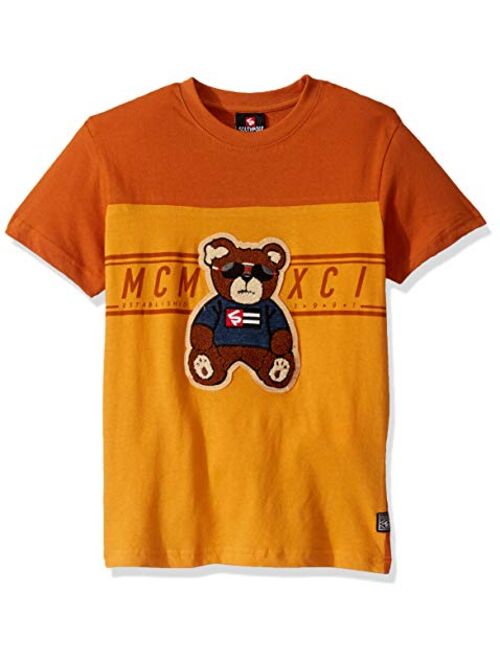 Southpole Kids' Big Boys' Short Sleeve Chenille Tee