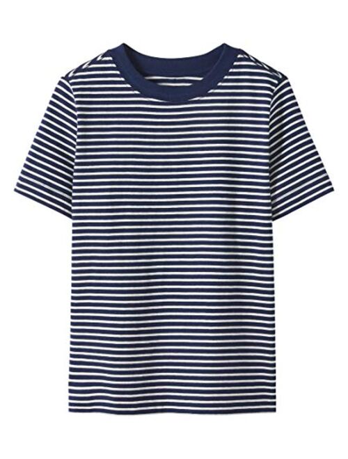 Moon and Back by Hanna Andersson Boys' Little Short Sleeve Tee