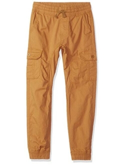 Boys' Big Washed Stretch Ripstop Cargo Jogger Pants