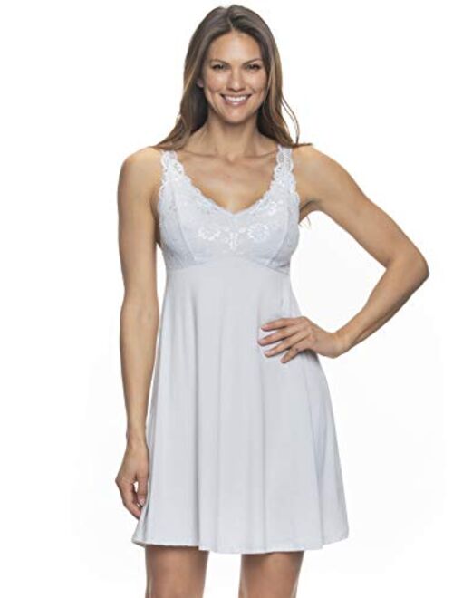 Felina | Micro Modal Chemise | Lace | Adjustable | Loungewear | Sleepwear