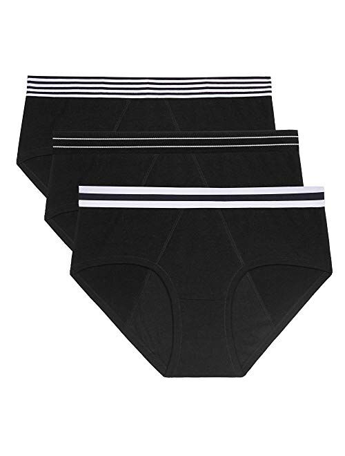 Neione Sporty Leak Proof Period Panties Menstrual Underwear 3 Pack Women Teens Girls