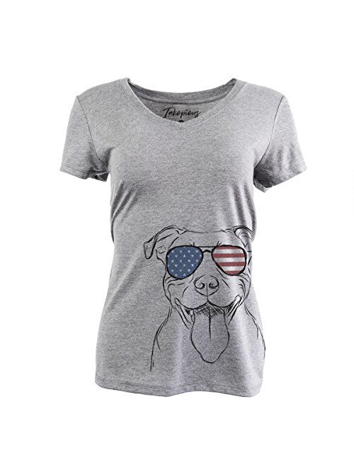 Inkopious Patriotic Major The Pitbull Triblend T-Shirt