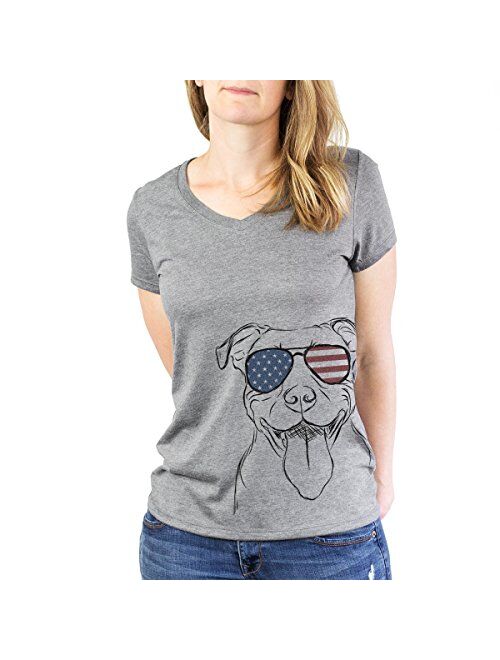 Inkopious Patriotic Major The Pitbull Triblend T-Shirt