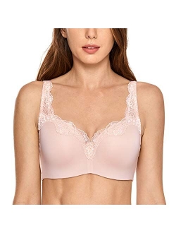 Women's Balconette Bras Underwire Lightly Padded Support T Shirt Bra