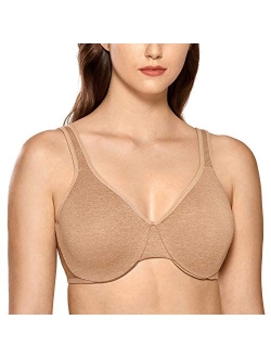 Women's Minimizer Seamless Full Coverage Underwire Non Padded Bra