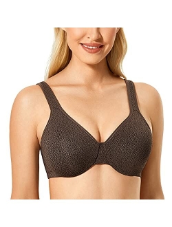 Women's Minimizer Seamless Full Coverage Underwire Non Padded Bra