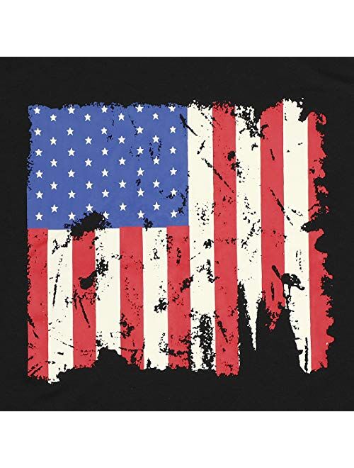 UNIQUEONE Fashion Women Patriotic American Flag Print Sleeeveless T-Shirt Casual Tank Top