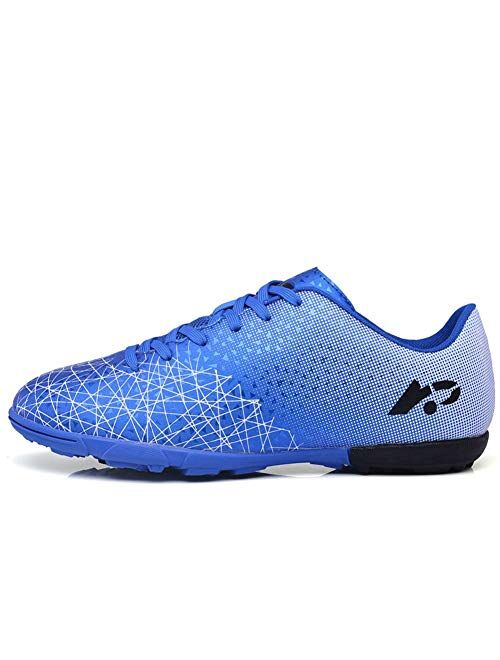 WELRUNG Men's Women's TF Sports Soccer Cleats Training Shoes Non-Slip Wear Resistant for Children