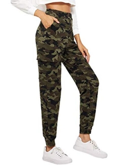 Women's Drawstring Casual Joggers Pants with Pockets