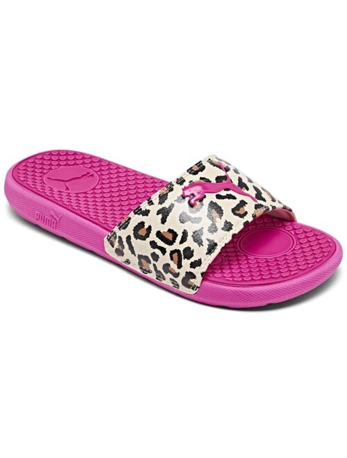 PUMA Women's Cool Cat Cheetah Slide Sandals from Finish Line