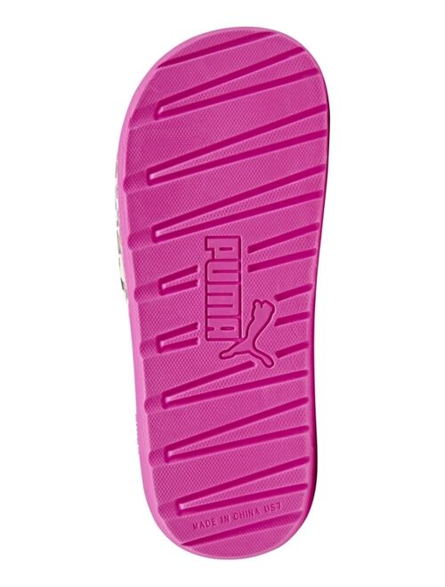 PUMA Women's Cool Cat Cheetah Slide Sandals from Finish Line