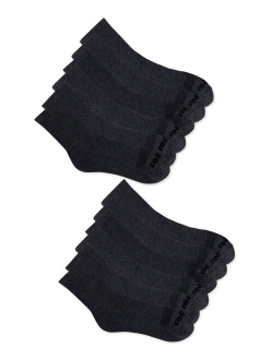 Men's Cushion Mid Crew Sock, 12 Pack