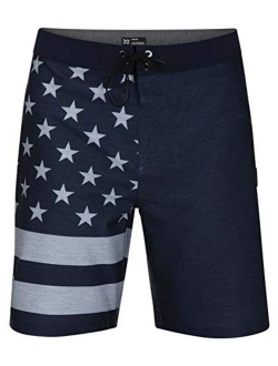 Men's Phantoms-Patriot Cheers USA-Flag 20" Board-Shorts