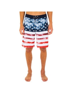 Men's Phantoms-Patriot Cheers USA-Flag 20" Board-Shorts