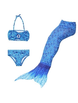 Dressy Daisy Girls Mermaid Bathing Suit Swimwear Swimsuit Swimming Bikini 3pcs Set