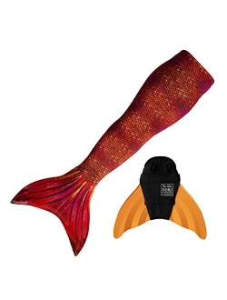 Sun Tail Mermaid Designer Mermaid Tail + Monofin for Swimming