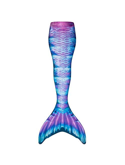 Fin Fun Limited Edition Wear-Resistant Mermaid Tail for Swimming, Kids and Adults,NO Monofin, for Girls and Boys