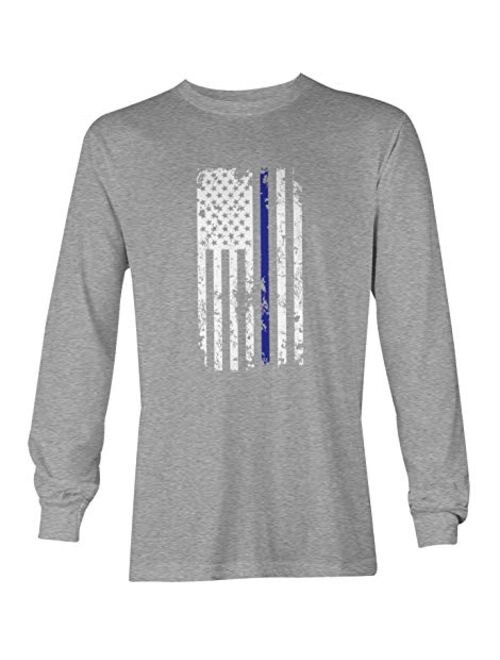 Haase Unlimited Blue Line American Flag - Support Police Youth T-Shirt