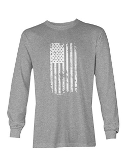 Haase Unlimited White American Flag - Distressed Youth T-Shirt