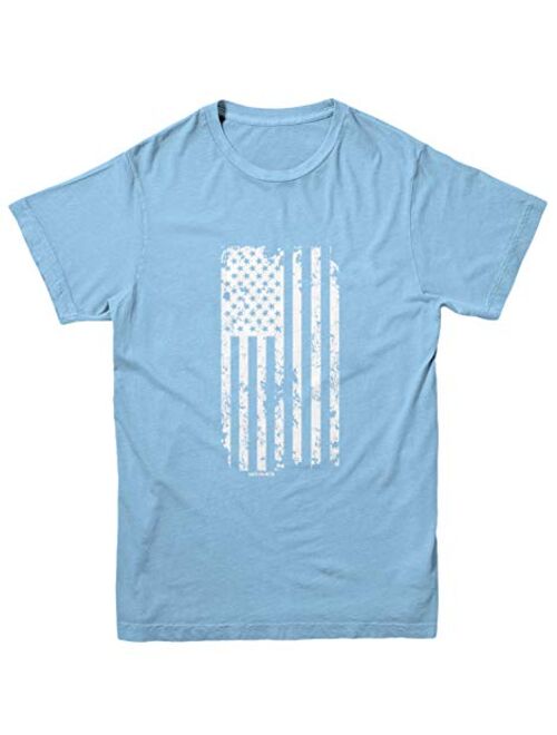 Haase Unlimited White American Flag - Distressed Youth T-Shirt