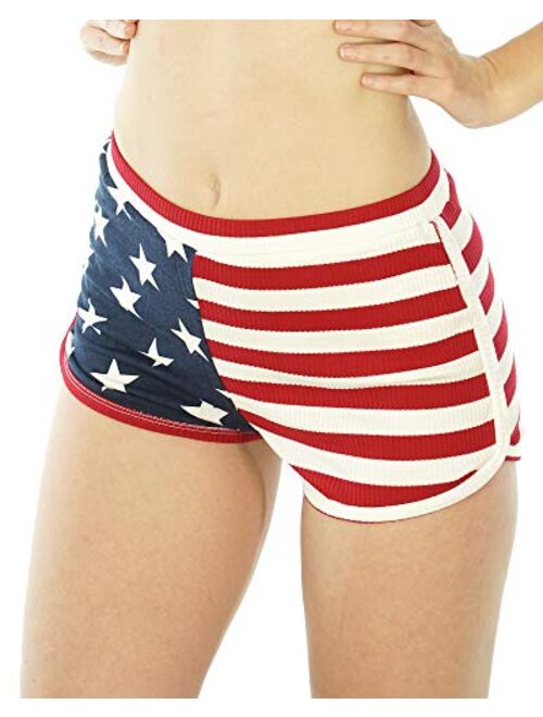 Lounge Wear Casual Stretch Women's Booty Shorts