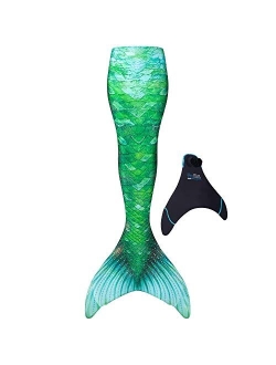 Limited Edition Mermaid Tail for Swimming for Girls, Kids, Women, Teen and Adults with Monofin