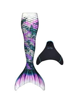 Limited Edition Mermaid Tail for Swimming for Girls, Kids, Women, Teen and Adults with Monofin