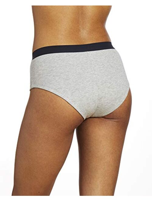 THINX Organic Cotton Brief Period Underwear| Menstrual Underwear| Period Panties Grey