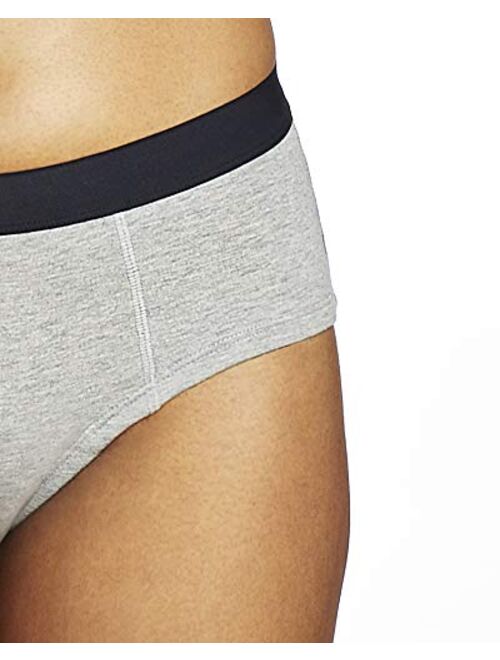 THINX Organic Cotton Brief Period Underwear| Menstrual Underwear| Period Panties Grey