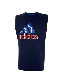 Boys 4-7 adidas Patriotic Logo Muscle Tee