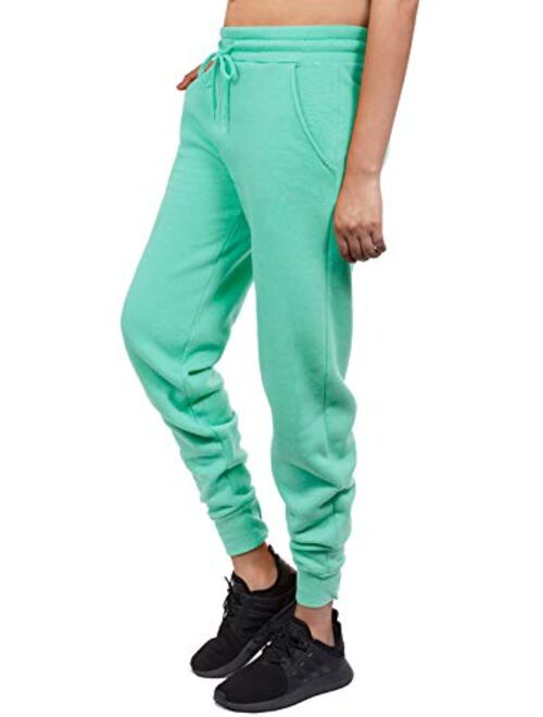 MixMatchy Women's Casual Knit Jogger Fleece Sweatpants