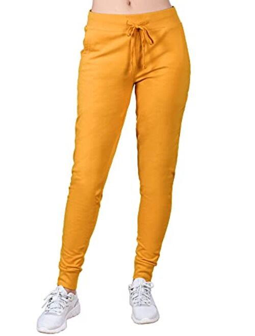 MixMatchy Women's Casual Knit Jogger Fleece Sweatpants