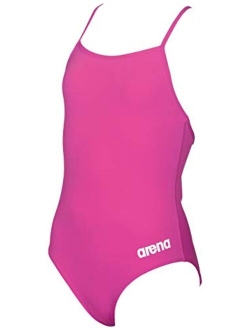 Girl's Master MaxLife Sporty Thin Strap Racer Back One Piece