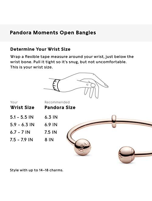 Pandora Jewelry Open Bangle Pandora Rose Bracelet