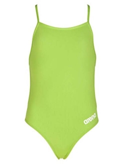 Girl's Mast MaxLife Thin Strap Open Racer Back One Piece Swimsuit