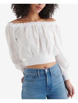 Women's Long Sleeve Off The Shoulder Top