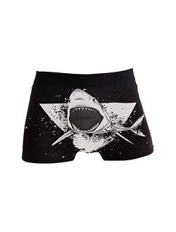 ZZKKO Shark Otter Frog Mens Boxer Briefs Underwear Breathable Stretch Boxer Trunk with Pouch S-XL