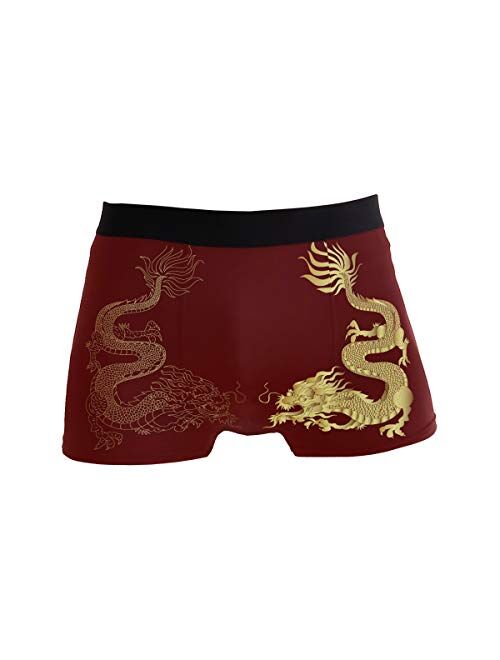 ZZKKO Shark Otter Frog Mens Boxer Briefs Underwear Breathable Stretch Boxer Trunk with Pouch S-XL