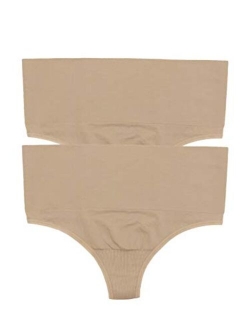 | Seamless Shapewear Thong | 2-Pack | Muffin Tamer