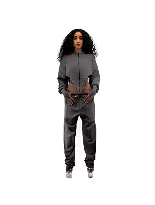 Women Fall Winter Rib Knit Pullover Sweater Top Long Flare Pants Set 2 Piece Outfits Sweatsuits Tracksuit