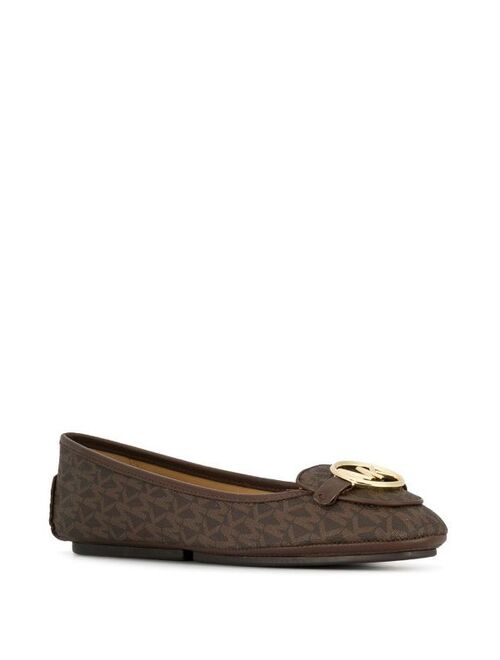 Michael Kors grained ballerina flats