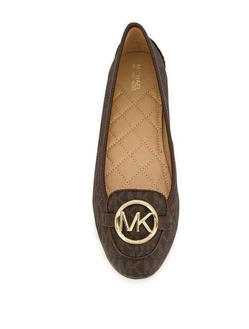 Michael Kors grained ballerina flats