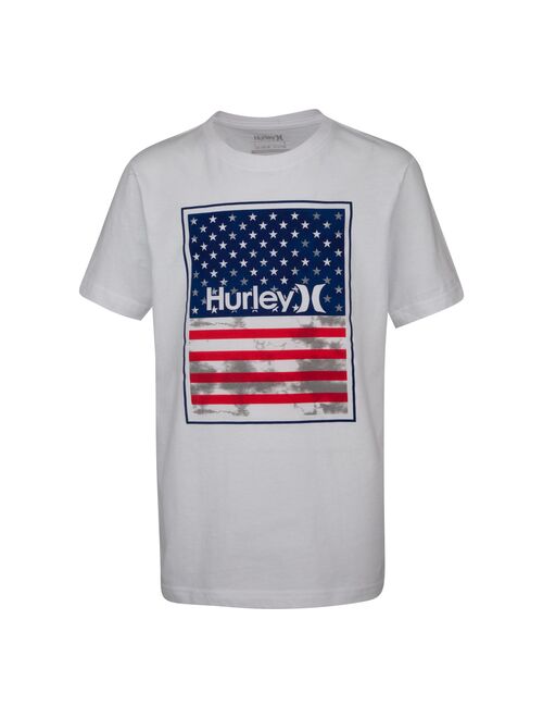 Boys 4-7 Hurley Stripes & Stars Logo Tee