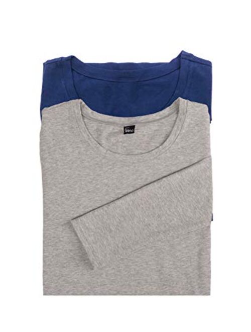 Felina | Key Item Long Sleeve Crew Neck Tee | Cotton & Modal | 2-Pack