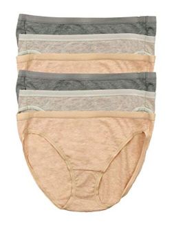 Felina Women's Pima Cotton Hipster Panties - Comfortable Seamless Underwear  for Women, 5-Pack…