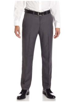 Men's Cool 18 Stria Hidden Expandable Waistband Plain Front Pant