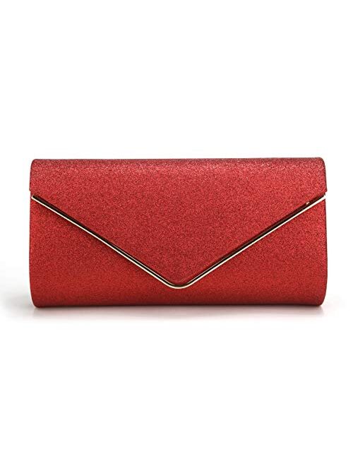 Nodykka Clutch Purses For Women Evening Bags Sparkling Shoulder Envelope Party Cross Body Handbags