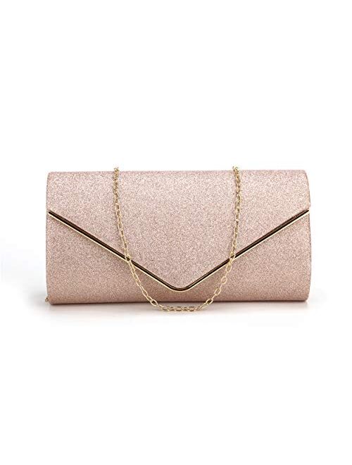 Nodykka Clutch Purses For Women Evening Bags Sparkling Shoulder Envelope Party Cross Body Handbags