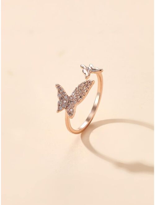 Shein Butterfly Decor Ring